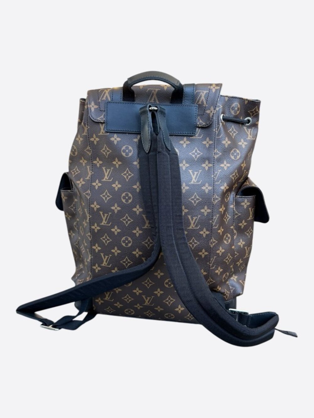 Louis Vuitton Brown Macassar Monogram Christopher Backpack - Picture 3 of 7